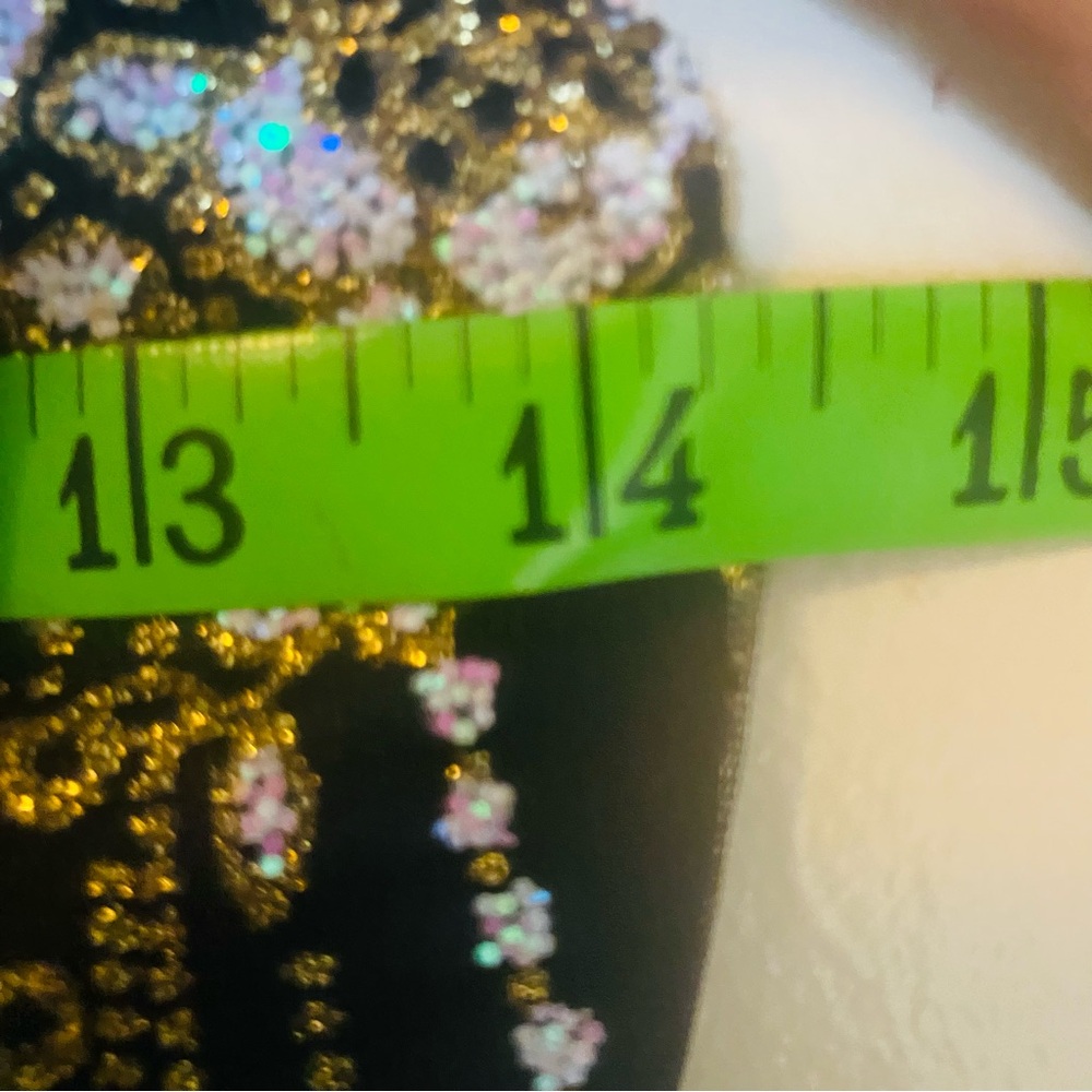 Hello Molly Black Mini Dress with Silver Sequin Embellishment - Picture 13 of 13